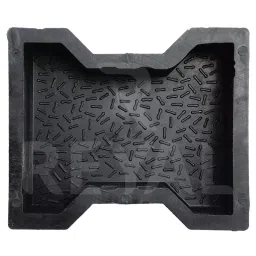 Reyal PVC Rubber Dumbell Paver Mould 60mm Black-40