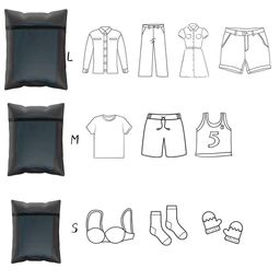 Kuber Industries Black 18 Pieces Reusable Rectangular Durable Laundry Bags With Zipper image 4