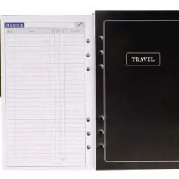 sukeshcraft Sukesh Craft Planner Refill with 2020-2021 Stationery Punch Gap 2.5 Inch White image 2