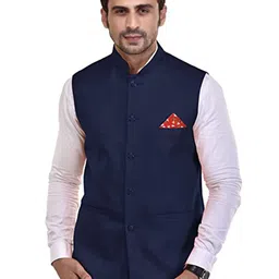 Seetoo Woven Design Nehru Jackets-picture-31