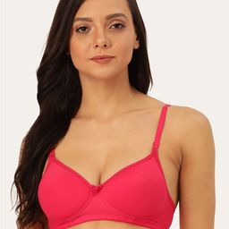 Lady Lyka Medium Coverage Lightly Padded Seamless Cotton T-Shirt Bra-image-16