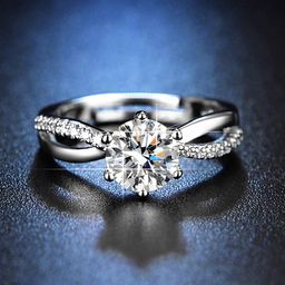 Designs & You Silver-Plated AD Studded Adjustable Finger Ring-53