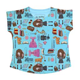 Harry Potter Blue Printed Regular Top-picture-13