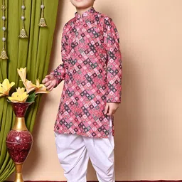 NFC CREATION Boys Embroidered Regular Thread Work Kurta with Patiala image 5