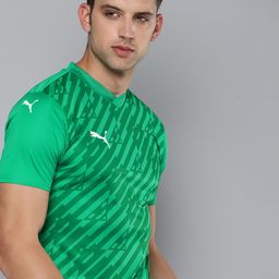Puma teamULTIMATE Graphic Striped V-Neck dryCELL Slim Fit Football T-shirt-image-85