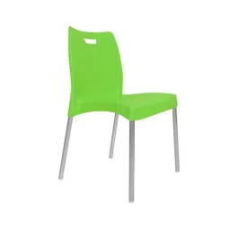 Diya 520 mm Polypropylene Green Max Chair Armless Chair DC- 01-image-92