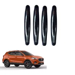 SPREADX Plastic Car Compact Black Colour Elegant Door Guard Protection Universal Type Suitable for MG Astor (Set of 4 Pcs)-21