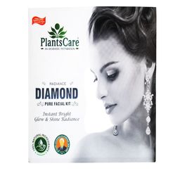 Plants Care 5 Step Radiance Diamond Pure Facial Kit- 100 g-50