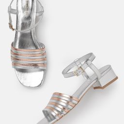 Kenneth Cole Striped Leather Block Heels-12