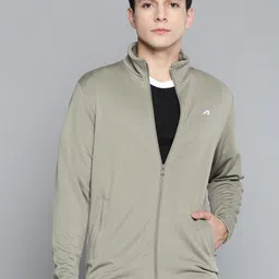 Alcis Men Green Solid Sweatshirt-picture-16