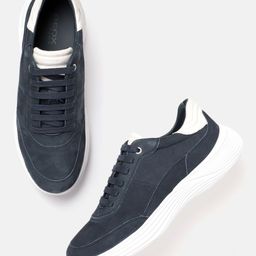 Geox Men Colourblocked Leather Sneakers-picture-24