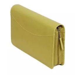 Sukesh Craft Multiple Cheque Book Currency Card Holder RFID Blocking Golden-image-12