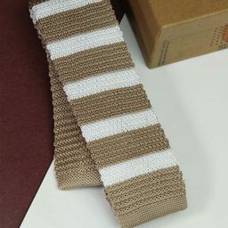 Tossido Men Woven Design Skinny Tie-image-87