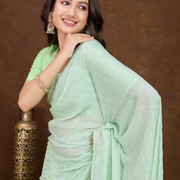 TASRIKA Solid Embellished Festive Saree-16