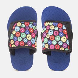 YK Kids Multicoloured Button Print Slip-Ons-48