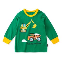 LULU & SKY Boys Printed V-Neck Applique T-shirt-image-65
