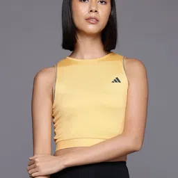 ADIDAS AZ L CR TEE Printed Aeroready Crop Top-image-63