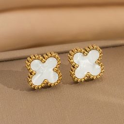 Peora Gold-Plated Floral Shaped Studs-picture-17