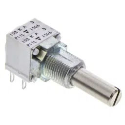 Vishay Panel Mount Rotary Potentiometer 100 mW Power 1 kΩ Resistance Solder Lug Terminal, P11L2V0FLSY00102KA-picture-15