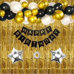 Special You 36-Pcs Black & White Balloon Happy Birthday Dcor-image-63