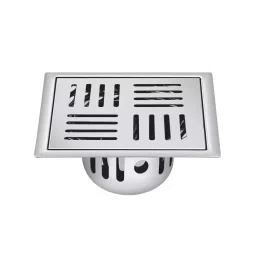 Sanjay Chilly Square Maze Golden Floor Drainer with Cockroach Trap Silver 127 x 127 mm, ‎SCCT-SM-GS-127-image-67