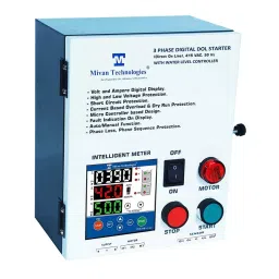 Mivan Technologies Three Phase Digital DOL Starter with Water Level Controller for 10 HP Motor, DOL HD 3D LLC 25A-picture-22