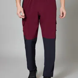 TURNFIT Men Colourblocked Cargo Track Pants-picture-44
