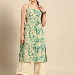 Anouk Women Bandhani Printed Pure Cotton Kurta-image-50