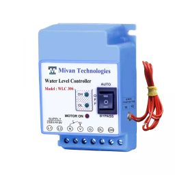 Mivan Technologies Three Phase Water Level Controller with 3 Sensor for Submersible Pump, WLC 306-18