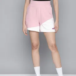 Puma Women Power Colourblocked Sports Shorts-image-21