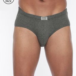 Jockey Men Pack of 4 Charcoal Grey PocoT Briefs-44