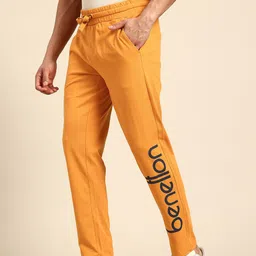 United Colors of Benetton Men Printed Pure Cotton Track Pants-image-16