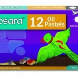 Apsara Oil Pastels - 12 Shades Pack of 1-18