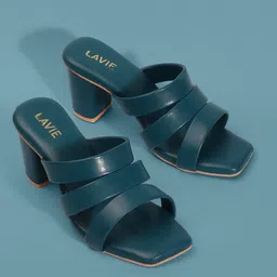Lavie Strappy Open Toe Block Heels-16
