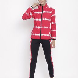 Chkokko Women Red & Black Track Suit-image-57