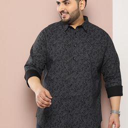 Sztori Men Plus Size Original Printed Casual Shirt-image-67