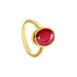 GenZcomplex Gold-Plated Alloy Finger Ring-image-97