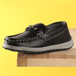 Cute Walk by Babyhug Formal Shoes - Black-image-68