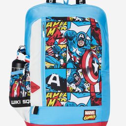 Wildcraft Wiki Squad 1 Marvel Captain America Backpack Blue - 18 Inches-image-29