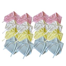 Dumbledo Newborn Muslin Cotton Nappies - Multicolor Reusable Langots, U Shaped, Extra Soft Cloth Nappies for Unisex Babies (0 - 6 Months) (Pack of 16)-image-21