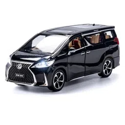 NIYAMAT 1/24 Big Lexus LX570 Toy Car Metal Pull Back Diecast Car with Openable Door and Sound Light, Gifts Toys for Kids- Multicolor-picture-18