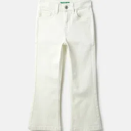 United Colors of Benetton Girls Bootcut Mid-Rise Jeans-picture-8
