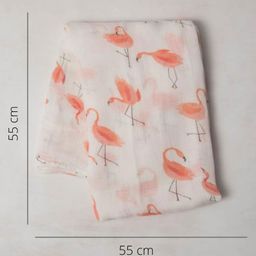 Elementary Reusable Muslin Cotton Square Nappy Set Large Pack of 4 - (Color & Print May Vary) image 3