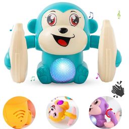 NIYAMAT Rolling Banana Monkey Toys with Voice/Light Effects, Touch Sensor On Dancing Monkey Dancing Toy for Kids {LATEST 2025} image 3