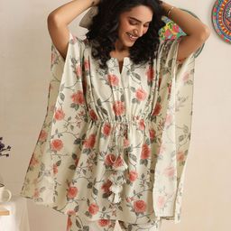 ETC Printed Pure Cotton Tunic With Short-picture-3