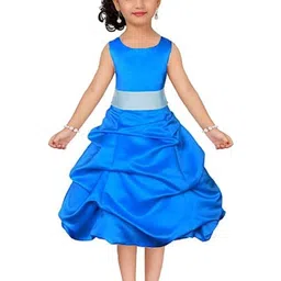 Shahina Fashion Girls Satin Party Dress-picture-14