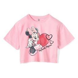 Wear Your Mind Girls Minnie Mouse Printed Pure Cotton Boxy T-shirt-image-64