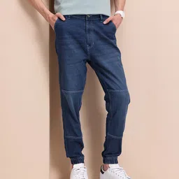 Mast & Harbour Men Jogger Stretchable Jogger Fit Jeans-picture-23