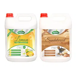 WHITEBUST 5 L Each Sandal & Lemon Fragrance Floor Cleaner Liquid (Pack of 2)-image-24