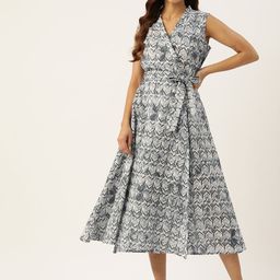 FERANOID Floral Print Midi Dress-image-12